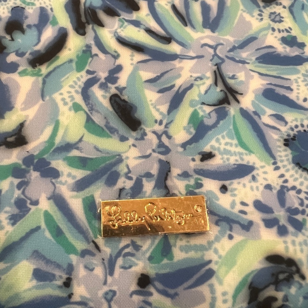 Lilly Pulitzer Iris Blue High Maintenance Insulated Lunch Bag Crossbody Tote NWT - Picture 3 of 6